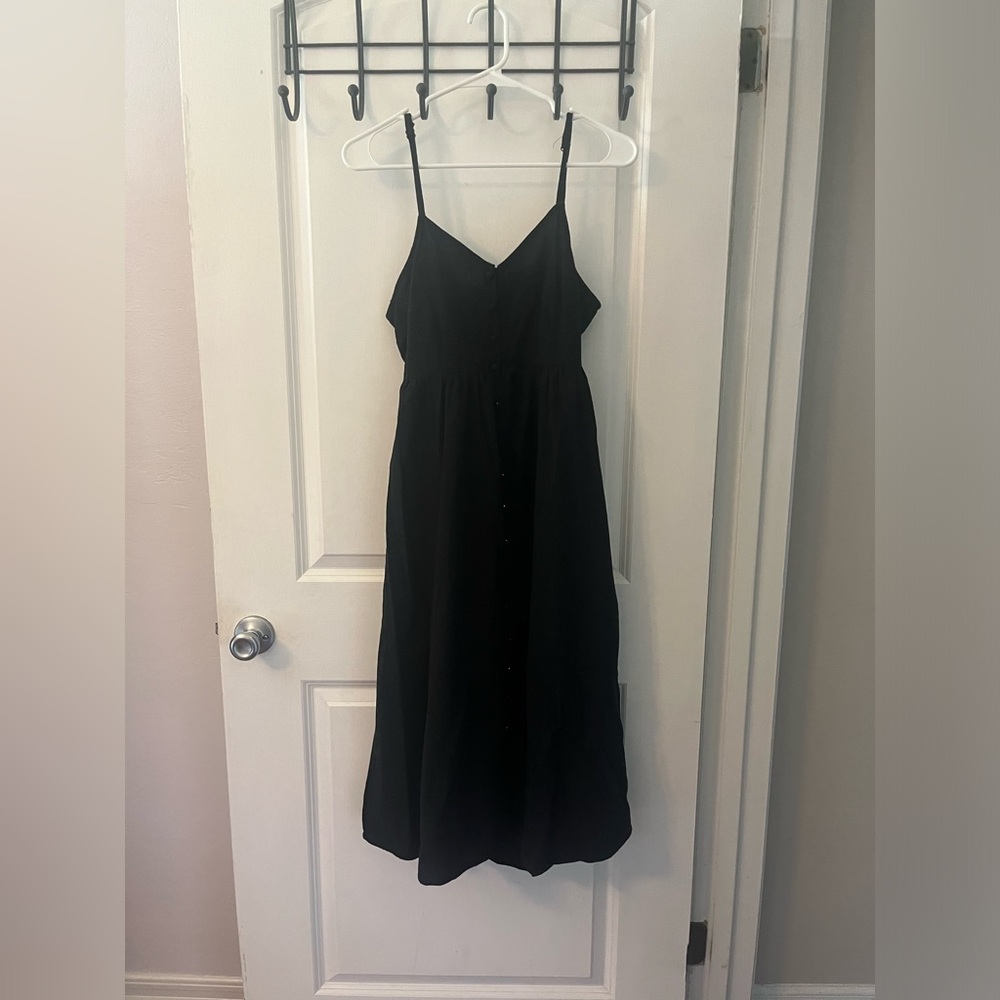Casual black dress